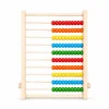 Wooden rainbow abacus counting frame for kids learning numbers, available in Pakistan with cash on delivery