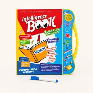 Interactive intelligence learning book with sound buttons and stylus — phonetic and educational toy for kids in Pakistan