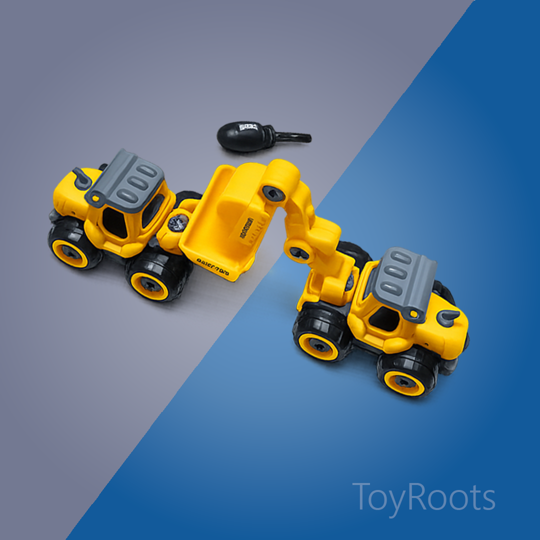 STEM Build Your Own Construction Truck Toy | ToyRoots Pakistan STEM build your own construction truck toy in Pakistan