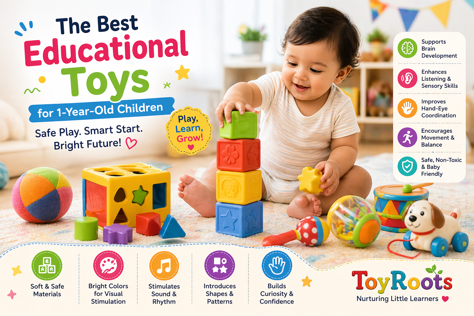 Top Educational Toys for 1 Year Old Babies