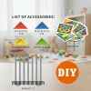 Block puzzle accessories list triangular blocks and challenge cards in Pakistan
