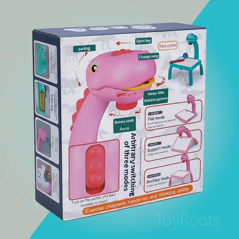 Dinosaur Drawing Projector – Modes & Features | ToyRoots Pakistan Dinosaur drawing projector modes and features for kids in Pakistan