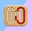 Wooden bead maze puzzle with white and red sliding beads for fine motor skill development in Pakistan