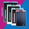 LCD writing tablet educational toy in 6.5, 8, 10 and 12 inch sizes with stylus pens for kids