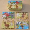 Preschool farm puzzle set with storage box in Pakistan