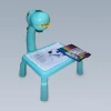 Teal dinosaur art projector desk with markers for kids in Pakistan