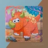 Triceratops wooden jigsaw puzzle for toddlers in Pakistan