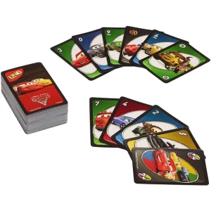 UNO Cars 3 card game deck and action cards in Pakistan