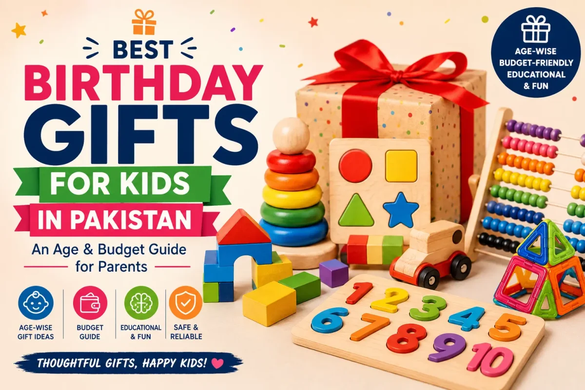 Best birthday gifts for kids in Pakistan with age-wise, budget-friendly and educational toy ideas