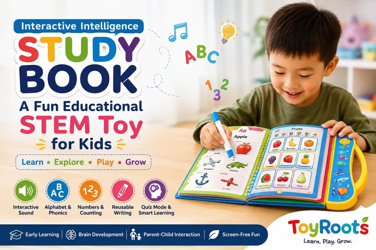 Interactive Intelligence Study Book educational STEM toy for kids